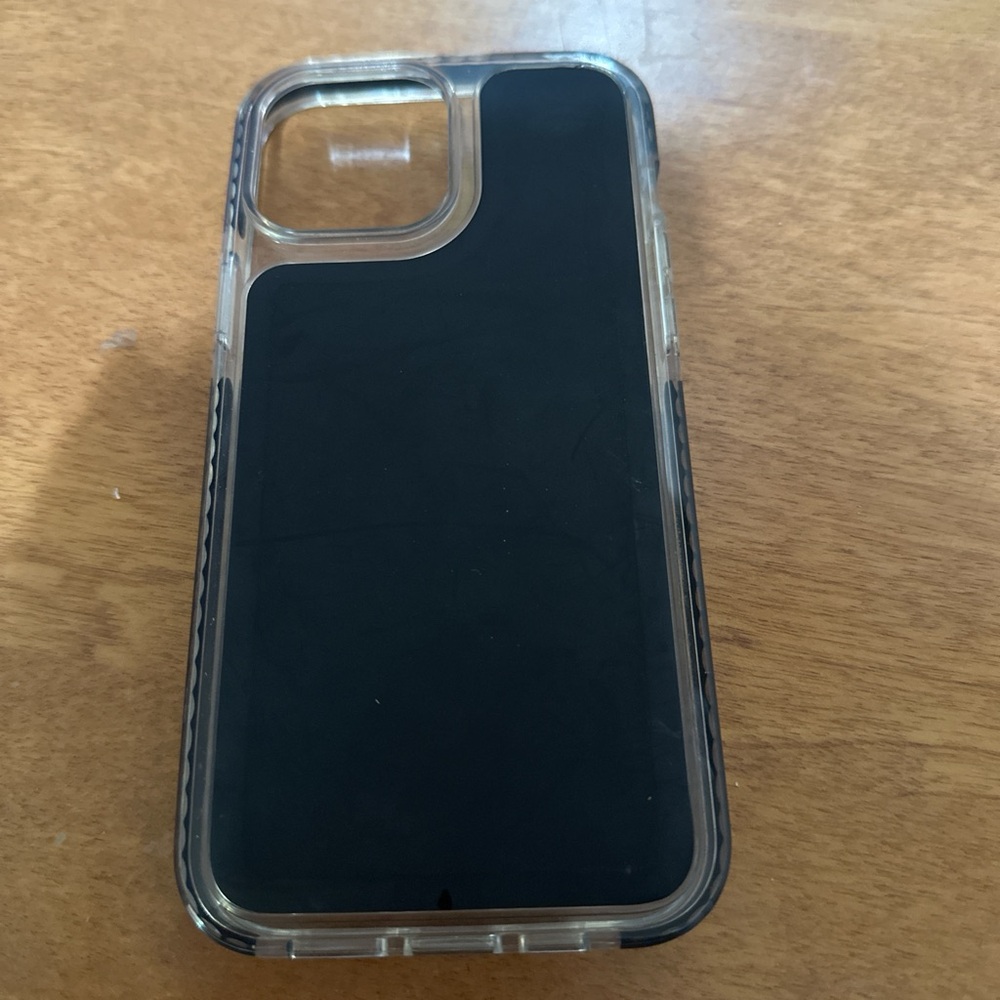 Black and Clear Phone Case